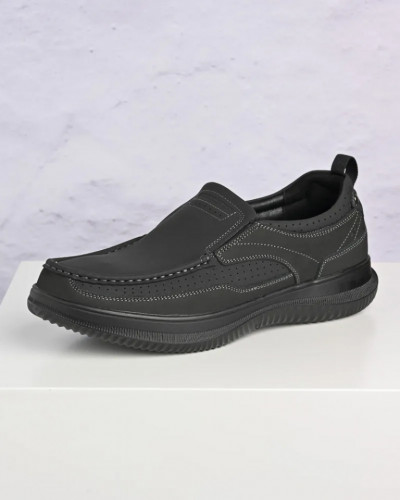 Crne cipele za muškarce na navlačenje, slika 4