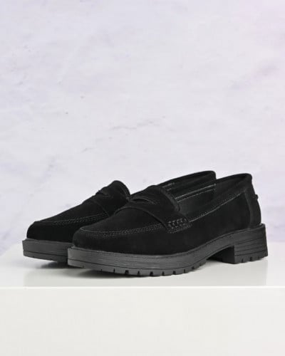 Kožne cipele za žene u crnoj boji, slika 1