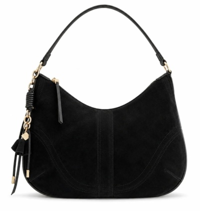 Ženska crna torba mekane forme T012676