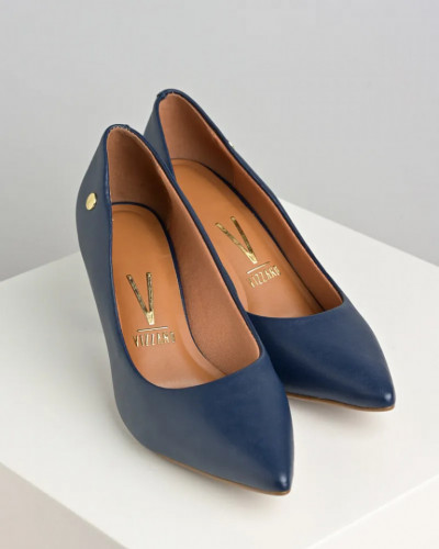 Teget ženske cipele na malu štiklu, brend Vizano, slika 4