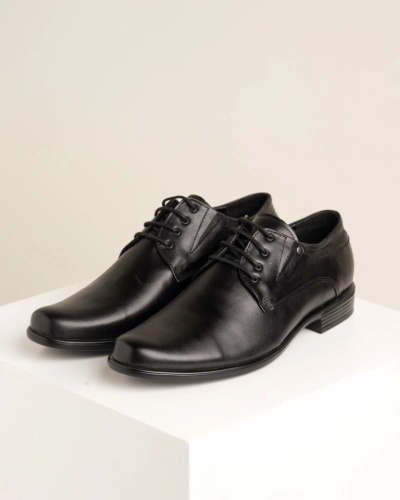 Kožne muške elegantne cipele 3880-01 crne