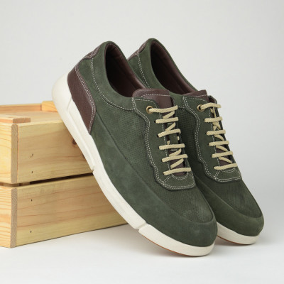 Kožne muške patike/cipele SF401-3 zelene