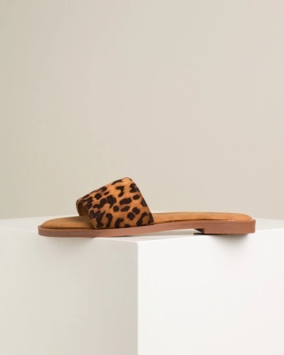 Moderne ravne papuče sa leopard prinotm, slika 7