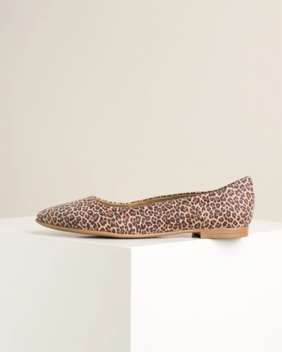 Ženske kožne baletanke brenda Tamaris, leopard print, slika 6