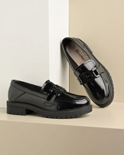 Lakovane kožne cipele u crnoj boji, slika 4