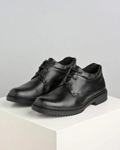 Muške kožne duboke cipele 856-01 crne, slika 2