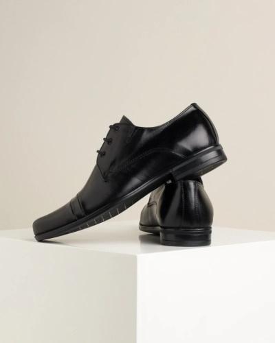 Elegantne cipele za odelo crne Gazela 4070-01, slika 10