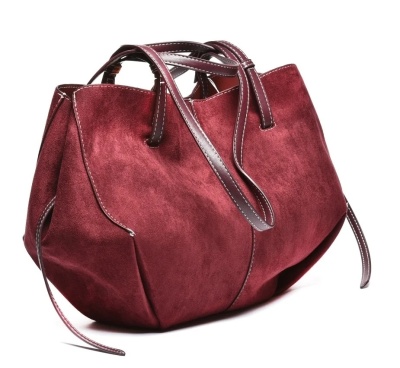Ženska bordo vrećasta torba T012631