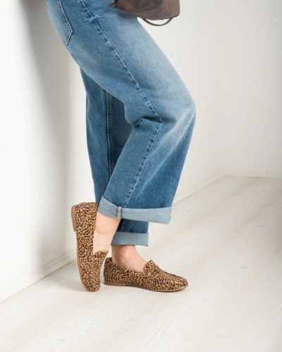 Ženske kožne mokasine brenda Tamaris, leopard print, slika 3