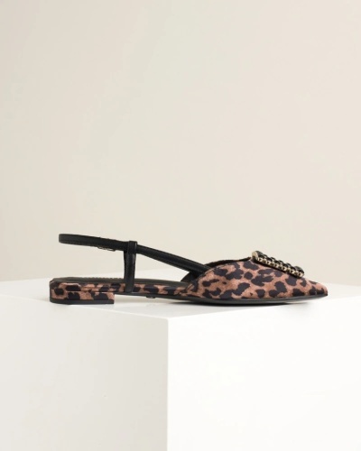 Ženske ravne sandalete u špic, leopard print, brend Tamaris, slika 9