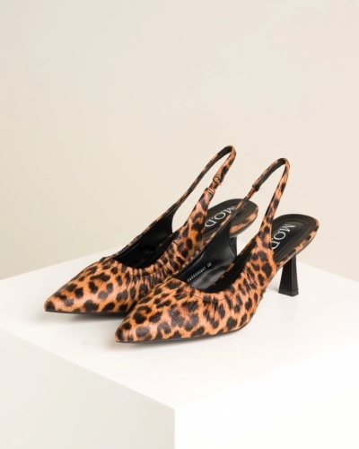 Ženske sandalete na štiklu R26SS00229 leopard