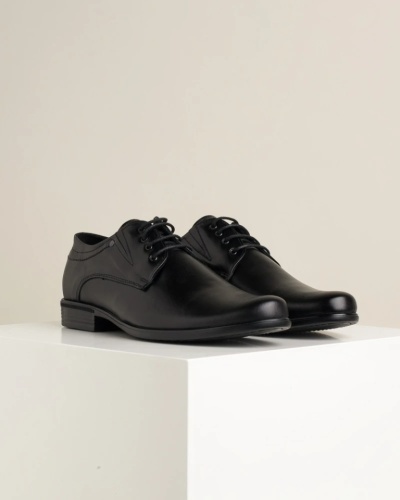 Kožne muške elegantne cipele 3880-01 crne, slika 7