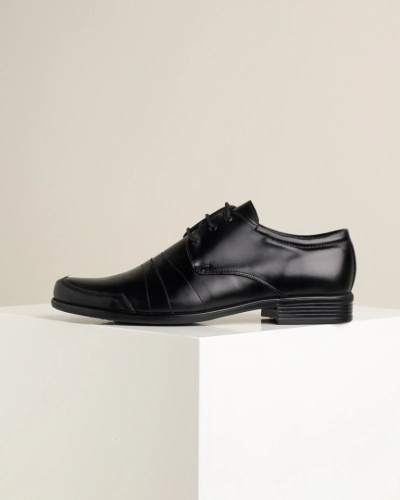 Kožne muške elegantne cipele 3883-01 crne, slika 9