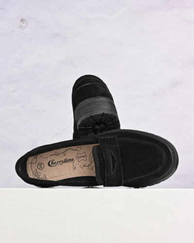 Kožne cipele za žene u crnoj boji, slika 5