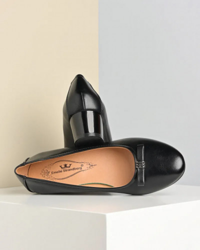 Klasične crne cipele za žene, brend Emelie Strandberg, slika 5