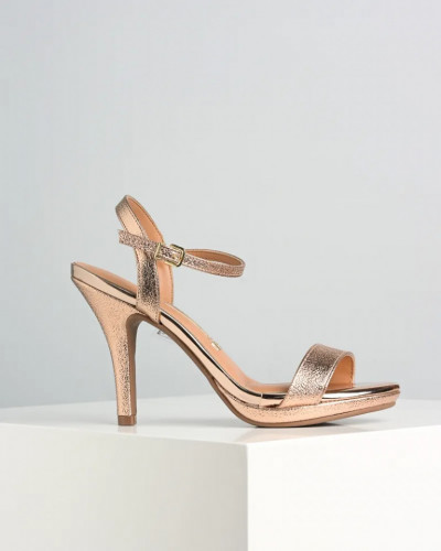 Vizzano sandale na štiklu Gold Pink, slika 6