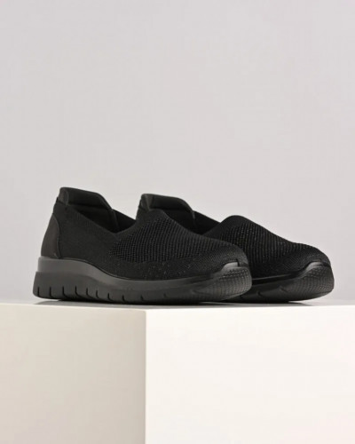 Ženske streč espadrile L092406 crne, slika 6