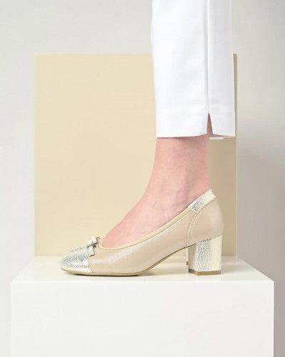 Klasične ženske cipele na blok petu, slika 6