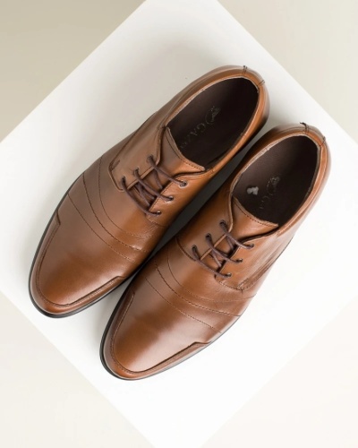 Kožne muške elegantne cipele 3883-06 braon, slika 9
