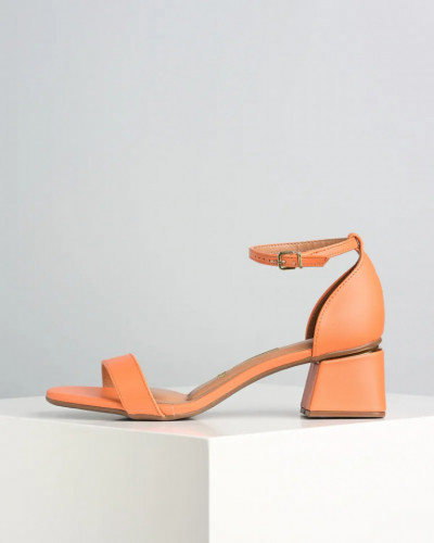 Sandale na malu petu, narandžasta boja, brend Vizzano, slika 3