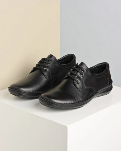 Crne cipele od kože sa perlom, slika 1