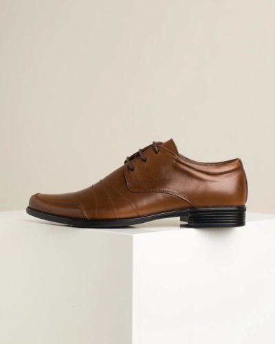 Kožne muške elegantne cipele 3883-06 braon, slika 5