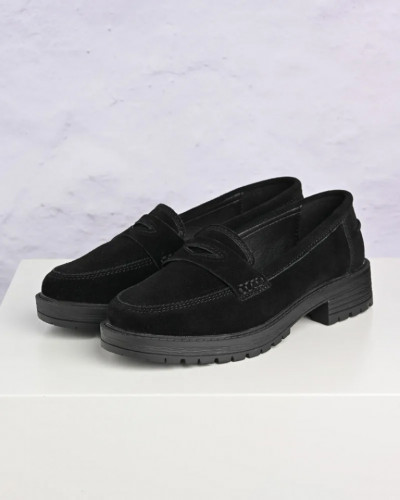 Kožne cipele za žene u crnoj boji, slika 6