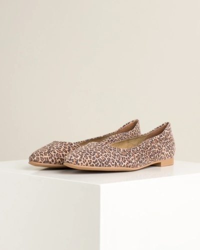 Ženske kožne baletanke brenda Tamaris, leopard print, slika 5