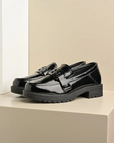 Lakovane kožne cipele u crnoj boji, slika 8