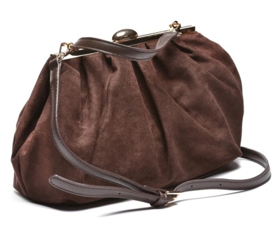 Ženska braon mekana clutch torba T012633