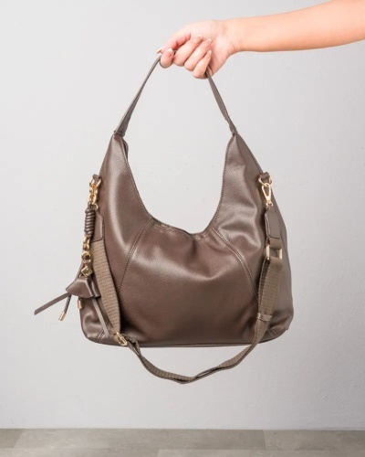 Ženska braon torba za rame T012657