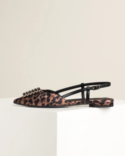 Ženske ravne sandalete u špic, leopard print, brend Tamaris, slika 8
