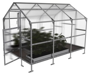 Sera Klasika BERNARD 2,35 × 3 m – cu policarbonat 4 mm