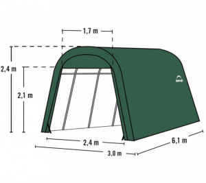 Prelata de schimb pentru garaj tip cort Shelter Logic 3x6.1 m - Img 3
