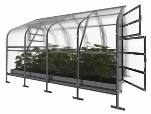 Sera Klasika DROP 2,5 x 4 m in forma de picatura - policarbonat 4 mm - Img 4