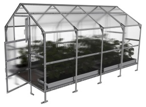 Sera Klasika BERNARD 2,35 × 4 m – cu policarbonat 4 mm