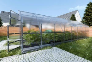 Sera Klasika DROP 2,5 x 8 m in forma de picatura - policarbonat 4 mm - Img 4