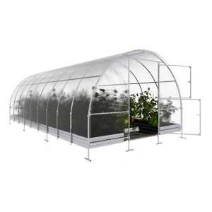 Sera policarbonat Klasika Easy 3x6m otel galvanizat 20x20mm si policarbonat 4mm