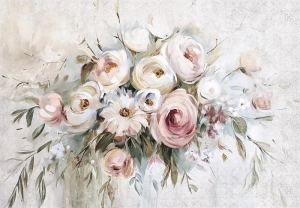 Flowers Bouquet Wallpaper Mural - 15356