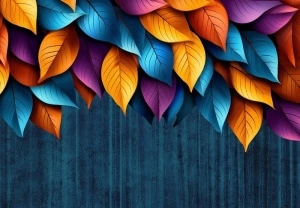 Colourful Leaves Photo Wallpaper - 15363