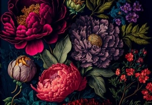 Captivating Flowers Wall Mural - 14672