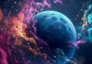 Planet and nebulae Wall Mural - 14659 - Img 1