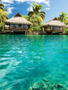 Lovely PILE DWELLING village on a tropical place - 10228A