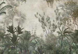 Nature Forest Jungle Green Wall Mural - 14526