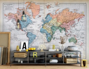 Old map Wall Mural - 14622 - Img 3