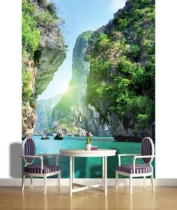Tropical islands boat trip wallpaper - 137A - Img 2