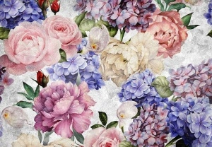 bouquet of flowers wall poster- 13513