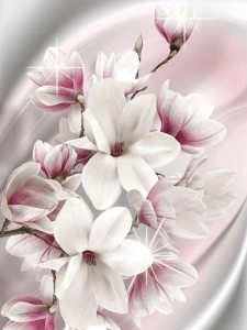 Tender floral motifs photowall image - 3017A