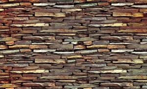 Natural stone tiles wall imitation wallpaper - C0434
