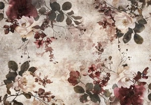 Flowers Composition Wallpaper Mural - 15355